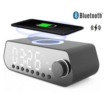 comprar ALTAVOZ BT, CARGADOR Y RADIO DESPERTADOR - BLANCO