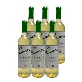 comprar VINO VERDEJO CUNE 6 BOT.