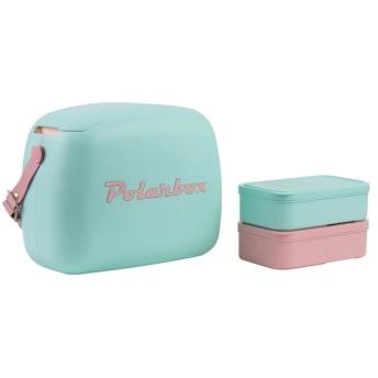 comprar NEVERA POLARBOX 6L POP EDITION VERDE AGUA-ROSA BABY